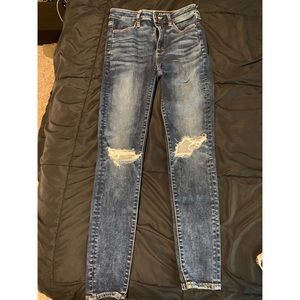 Super hi-rise A&E denim